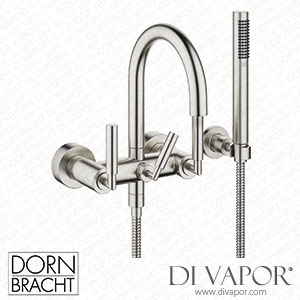 Dornbracht Tara Bath Mixer for Wall Mounting with Hand Shower Set - Brushed Platinum 25 133 882-06 Spare Parts