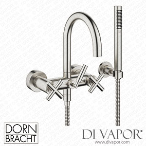 Dornbracht Tara Bath Mixer for Wall Mounting with Hand Shower Set - Brushed Platinum 25 133 892-06 Spare Parts