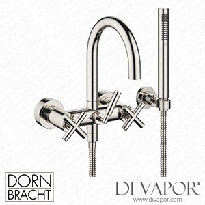 Dornbracht Tara Bath Mixer for Wall Mounting with Hand Shower Set - Platinum 25 133 892-08 Spare Parts