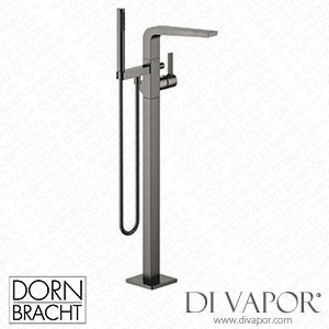 Dornbracht Cl.1 Single-Lever Bath Mixer with Stand Pipe for Free-Standing Assembly with Hand Shower Set - Brushed Dark Platinum 25 863 705-99 Spare Parts