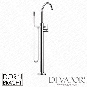 Dornbracht Single Lever Tub Mixer with Stand Pipe for Freestanding Installation with Hand Shower Set 25863809 00 Spare Parts