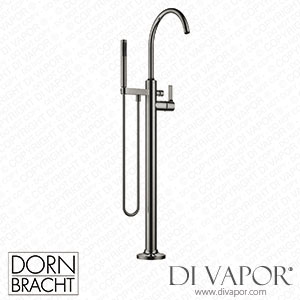 Dornbracht Vaia Single-Lever Bath Mixer with Stand Pipe for Free-Standing Assembly with Hand Shower Set - Platinum 25 863 809-08 Spare Parts