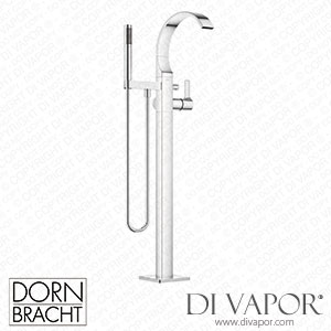 Dornbracht Single Lever Tub Mixer with Stand Pipe for Freestanding Installation with Hand Shower Set 25863811 00 Spare Parts