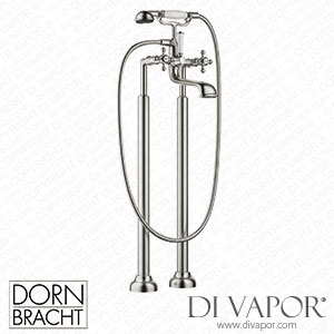 Dornbracht Madison Two-Hole Bath Mixer for Free-Standing Assembly with Hand Shower Set - Brushed Platinum 25 943 360-06 Spare Parts