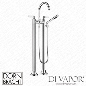 Dornbracht Two Hole Tub Mixer for Freestanding Installation with Hand Shower Set 25943819 00 Spare Parts