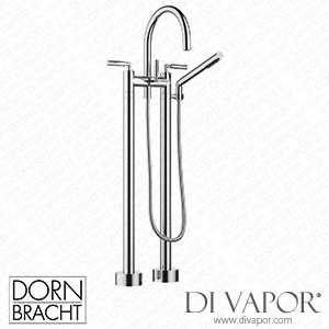 Dornbracht Two Hole Tub Mixer for Freestanding Installation with Hand Shower Set 25943882 00 Spare Parts