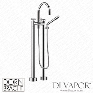 Dornbracht Two Hole Tub Mixer for Freestanding Installation with Hand Shower Set 25943892 00 Spare Parts