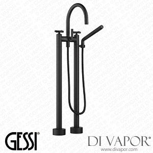 Dornbracht Tara Two-Hole Bath Mixer for Free-Standing Assembly with Hand Shower Set - Matte Black 25 943 892-33 Spare Parts