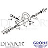 Grohe 25010003 GEN3 Mixer Spare Tech Diagram