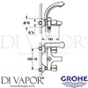 Grohe 25017000 Mixer Spare Diagram