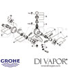 Grohe Sinfonia Chrome Bath Shower Mixer Spares
