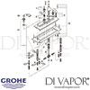 Grohe Sinfonia 4-Hole Bath Shower Combination Spares