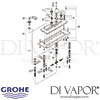 Grohe Sinfonia 4-Hole Bath Shower Combination Spares