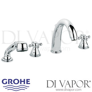 Grohe 25033000 Sinfonia 4-Hole Bath/Shower Combination (1/2 Inch) Spare Parts