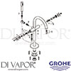 Grohe 25044003 GEN1 Mixer Spare Tech Diagram