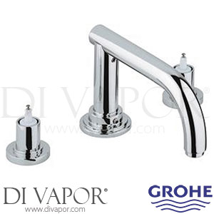 Grohe Atrio Three Hole Bath Combination - 04/17 - Spare Parts 25048000 GEN1