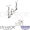 Grohe 25048003 Spare Tech Diagram