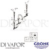 Grohe 25048EN3 Spare Tech Diagram