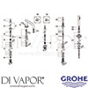 Grohe 25049000 Spare Tech Diagram