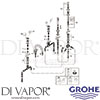 Grohe 25049EN3 Spare Tech Diagram