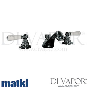 Matki 2504CP Invincible Three Hole Basin Mixer Tap with Low Level Spout Spare Parts