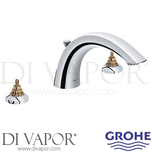 Grohe 25071000 Arden Three Hole Bath Combination Spare Parts