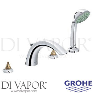 Grohe 25072000 Arden Four Hole Shower Bath Combination Spare Parts