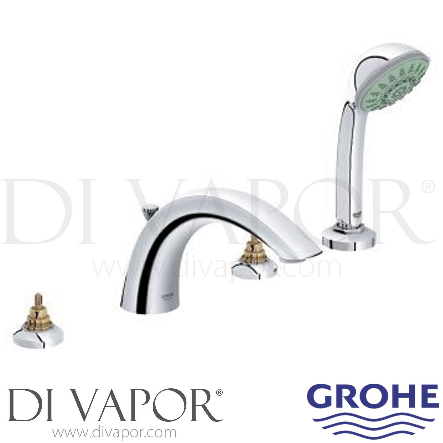 Grohe 25072000 Arden Four Hole Shower Bath Combination Spare Parts