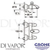 Grohe 25081 Mixer Spare Diagram