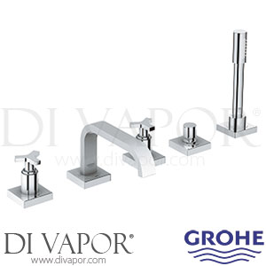 Grohe 25083001 Allure Five-Hole Bath Combination Spare Parts