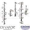 Grohe 25083001 Spare Tech Diagram