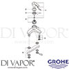 Grohe 25100 Spare Diagram