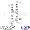 Grohe 25104 Spare Diagram