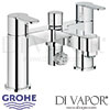 Grohe Eurostyle Cosmopolitan 2 Handled Bath Shower Mixer Spare Parts