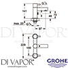 Grohe 25109 Mixer Spare Diagram