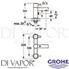 Grohe 25109000 Mixer Spare Diagram