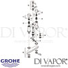 Grohe Lineare Two-Handled Bath Shower Mixer Spares