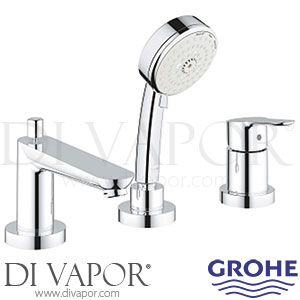 Grohe 2511700A BauEdge Three-Hole Bath Combination Spare Parts