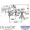 Grohe 2511800A Spare Parts Diagram