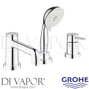 Grohe 2511800A BauClassic Three Hole Bath Combination Spare Parts