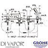 Grohe 2511900A Spare Diagram