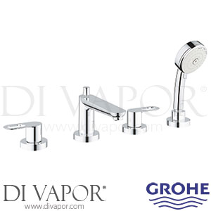 Grohe 2511900A BauLoop Four-Hole Bath Combination Spare Parts