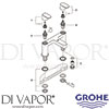 Grohe 25128000 Spare Diagram