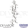 Grohe 25133002 Mixer Spare Diagram