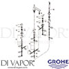 Grohe 25139000 Spare Tech Diagram