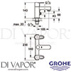 Grohe 25143000 Spare Diagram