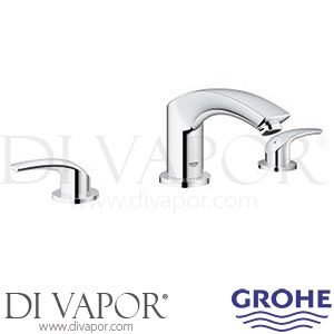 Grohe 25168002 Eurosmart Three-Hole Bath Combination Chrome Tap Spare Parts