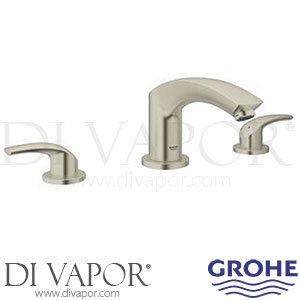 Grohe 25168EN2 Eurosmart Three-Hole Bath Combination Brushed Nickel Tap Spare Parts