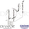 Grohe 25170002 Spare Diagram