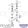 Grohe 25175000 Spare Diagram
